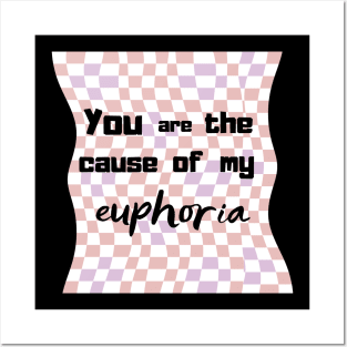 You are the cause of my euphoria 3d pattern Posters and Art